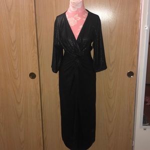 Black sparkle dress Zara Trafaluc size 8